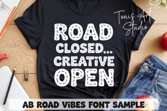 Road Vibes Font | Fun Display Alphabet| Bold &amp; Outline Product Image 5