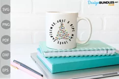 Just A Girl Who Loves Christmas SVG Design / Christmas SVG Product Image 3