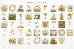 Summer Daisy Breeze Meadow Set Clipart Product Image 4