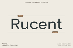Geometric Sans - Rucent Product Image 14