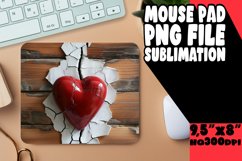 Mesmerizing Heart Sublimation Pad Product Image 1