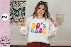 90's babe PNG | Nineties SVG and Cut Files for Crafters Product Image 1
