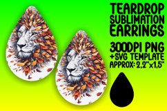 Teardrop Animal Pattern Dangles Product Image 1