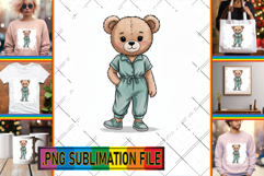 Vibrant TSHIRT Ideas Magic PNG, Teddy Bear Product Image 1