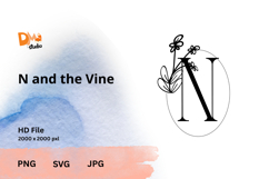 and the Vine Monogram Product Image 1
