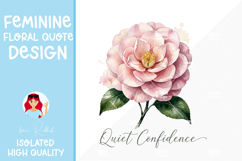 Feminine Floral Design Watercolor Flower Illustration Product Image 1