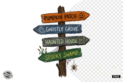 Halloween Signspot Clipart Product Image 1