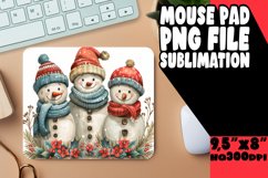 Holiday Gingerbread Man Mouse Pad Winter Art Product Image 1
