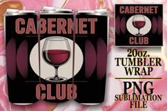 Vibrant spirit 20oz tumbler wrap, Retro Food Product Image 1