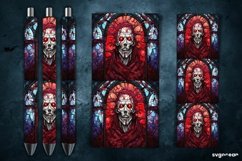 Halloween Monsters Pen Wrap | Stained Glass Sublimation Product Image 15