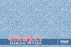 American 4th of July USA Patriotic Leopard Seamless Pattern Product Image 1