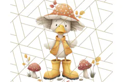Cottagecore Halloween Clipart Cozy PNG, Autumn Fall Png Product Image 2