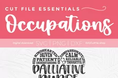 Palliative Nurse SVG, a Hospice or End of Life svg Product Image 5
