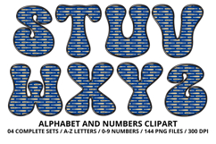 Baseball Sport Alphabet png clipart, baseball letters doodle Product Image 4