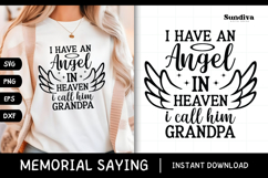 Heartfelt Memorial Quote SVG | I Call Him Grandpa Product Image 1