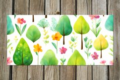 Spring Watercolor Flowers | 17 Mug Sublimation designs, PNG Product Image 14