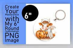 Adorable Cow Round Design for Fall and Halloween Product Image 1