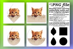 Meow-tiful Creations: Cat Sublimation Designs Product Image 1