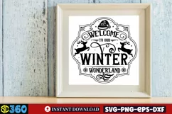 Welcome to our winter wonderland SVG, Christmas SVG Product Image 3