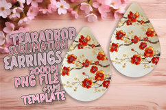 Charming Teardrop Design for DIY Projects , 3D Flower Product Image 1