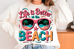 Faux Yarn Summer PNG, Beach Vibes Png Product Image 2