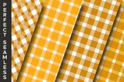 Mustard Gingham Digital Papers 18 Variations Product Image 5