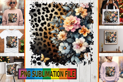 Cheerful PNG Designs for TSHIRTS, Leopard Prints Product Image 1