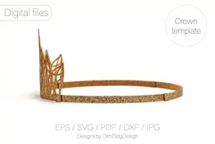 Princess crown svg Birthday party crown Princess tiara Product Image 2
