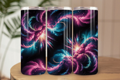 Festive Happy New Year Tumbler Wrap 2026: 20oz Skinny Tumble Product Image 1