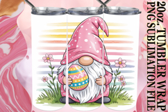 Pastel Watercolor Bow Tumbler Wrap for 20oz Sublimation Product Image 1