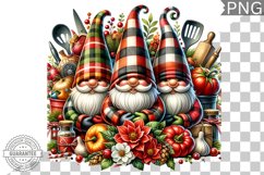 Christmas kitchen Gnome Sublimation - Clipart PNG Design Product Image 1