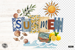 Mediterranean Collage PNG Sublimation Product Image 1