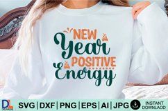 Happy New Year SVG Design, New Year SVG, New Year design Product Image 1