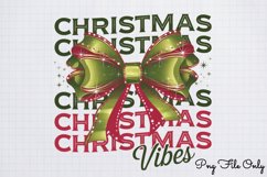 Christmas Vibes Retro Clipart PNG Product Image 1
