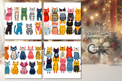 SUPER BUNDLE 2025 | 100 square coaster sublimation designs Product Image 16