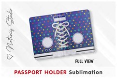 2 Sneaker patterns - Passport Holder sublimation. Product Image 6
