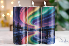 Northern Lights Tumbler Wrap | Sublimation | Tumblers Product Image 1