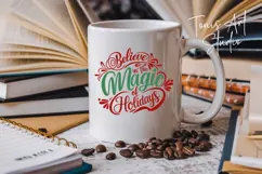 Believe in the Magic of Holidays SVG Christmas Design Product Image 6