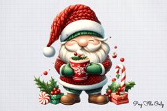 Christmas gnome Winter clipart PNG Product Image 1