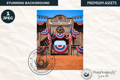 Patriotic Americana Backdrops - 4th of july backgrounds Product Image 1