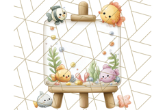 Sea Animal Clipart for Kids PNG, Ocean Animals Clip Art Png Product Image 2