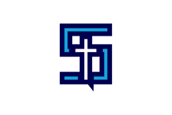 Letter S Cross Church and Chat Logo Product Image 1