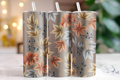 Fall Leaves Tumbler Wrap | Sublimation | Tumblers Product Image 1