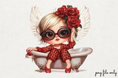 Lazy Sassy Angle for Valentine Clipart PNG Product Image 1