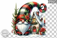 Christmas Gnome Sublimation - Clipart PNG Design Product Image 1