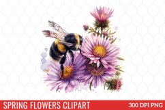 Spring Flowers Clipart Bundle Product Image 15
