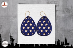 Patriotic Earrings Laser Cut Bundle | Jewerly | SVG Product Image 12