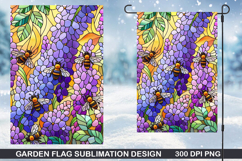 Flowers Garden Flag Sublimation| Summer Garden Flag PNG Product Image 1