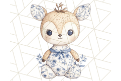 Cute Stuffed Animal Clipart, Chinoiserie Nursery Decor Png Product Image 2
