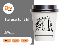 Elarose Split Monogram Product Image 1